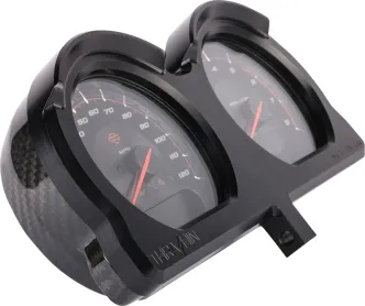 Thrashin Supply Co. Speedo Gauge Relocation Kit In Black For 2014-2023 Harley Davidson Road Glide (TSC-2707-1)