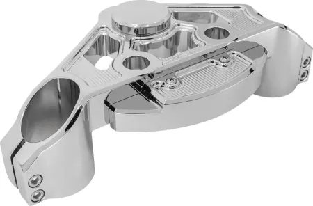 Arlen Ness Method 2 Inch Drop Top Tree In Chrome For Harley Davidson 2015-2023 Touring FLTR Road Glide Models (130-012)