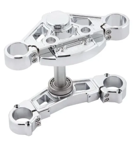 Arlen Ness Method Triple Trees In Chrome For Harley Davidson 2015-2023 Touring FLTR Road Glide Models (130-009)