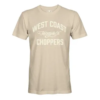  West Coast Choppers Motorcycle CO. T-shirt Beige Size XL (ARM967289)