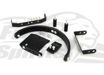 Free Spirits Headlight And Voltage Regulator Bracket Kit In Black For Triumph Bonneville T100 E T120 (308929K)