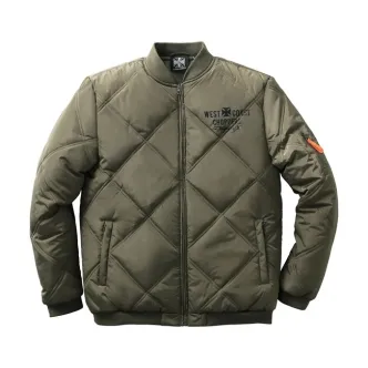 West Coast Choppers Rigid Jacket Olive Size Medium (ARM619289)