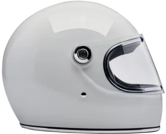 Biltwell Gringo S Helmet - Gloss White - Size Small (1003-104-502)