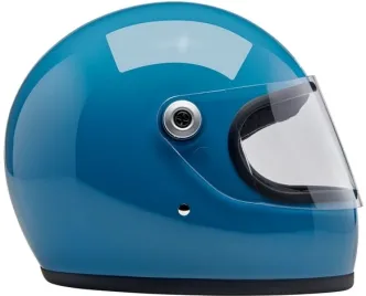 Biltwell Gringo S Helmet - Dove Blue - Size Small (1003-165-502)