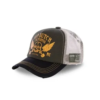 Von Dutch Crew5 Trucker Cap Black/Orange/Khaki (ARM750689)