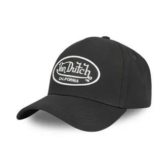 Von Dutch Black/White Logo Baseball Cap (ARM159489)