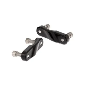 Kraus Rear Radical Caliper Mount In Black For Harley Davidson 2007-2023 Touring Models With Ohlins Remote Reservoir Shock Absorbers (ST-SC-25-A)