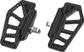 Thrashin Supply Co. Apex Mini Floorboards In Black For Harley Davidson (TSC-2217-1-D)