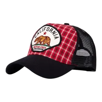 King Kerosin Red Bear Trucker Cap Black (ARM767839)