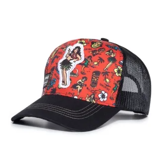 King Kerosin Hawaiian Flash Trucker Cap (ARM149179)