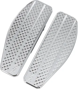 Thrashin Supply Co. Mini Passenger Floorboards In Chrome For Touring Models (TSC-2205-3)