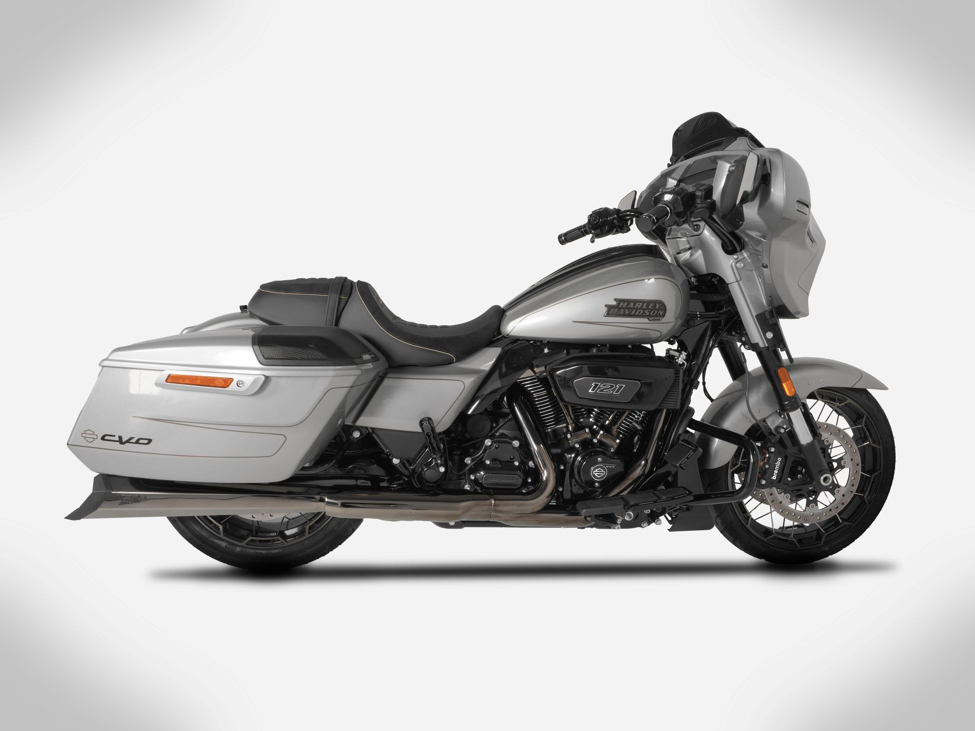 Zard Racing SlipOns In Black Chrome For 20232024 CVO Street Glide