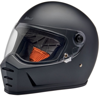 Biltwell Lane Splitter ECE R22.06 Helmet In Flat Black - XL (1004-201-505)