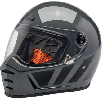 Biltwell Lane Splitter ECE R22.06 Helmet In Gloss Storm Grey Inertia - L (1004-569-504)