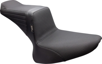 Le Pera TailWhip Basket Weave Seat For Harley Davidson 2000-2017 Softail With Up To 150mm Rear Tire (Excluding Deuce) Models (LX-580BW)