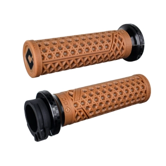 ODI Vans Signature Lock-On Grips In Gum Rubber Finish For 1984-2022 Harley Davidson Single And Dual Throttle Cable Models (06303041)