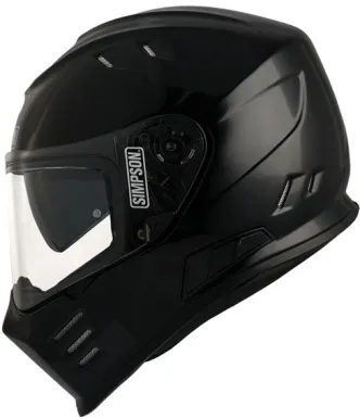 Simpson Venom Helmet - Black Metal - Size Small (ARM435999)