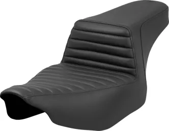 Saddlemen Step Up Front Tuck & Roll Seat For Harley Davidson 2023-2024 CVO FLHX Street Glide & FLTR Road Glide Models (823-07-171)